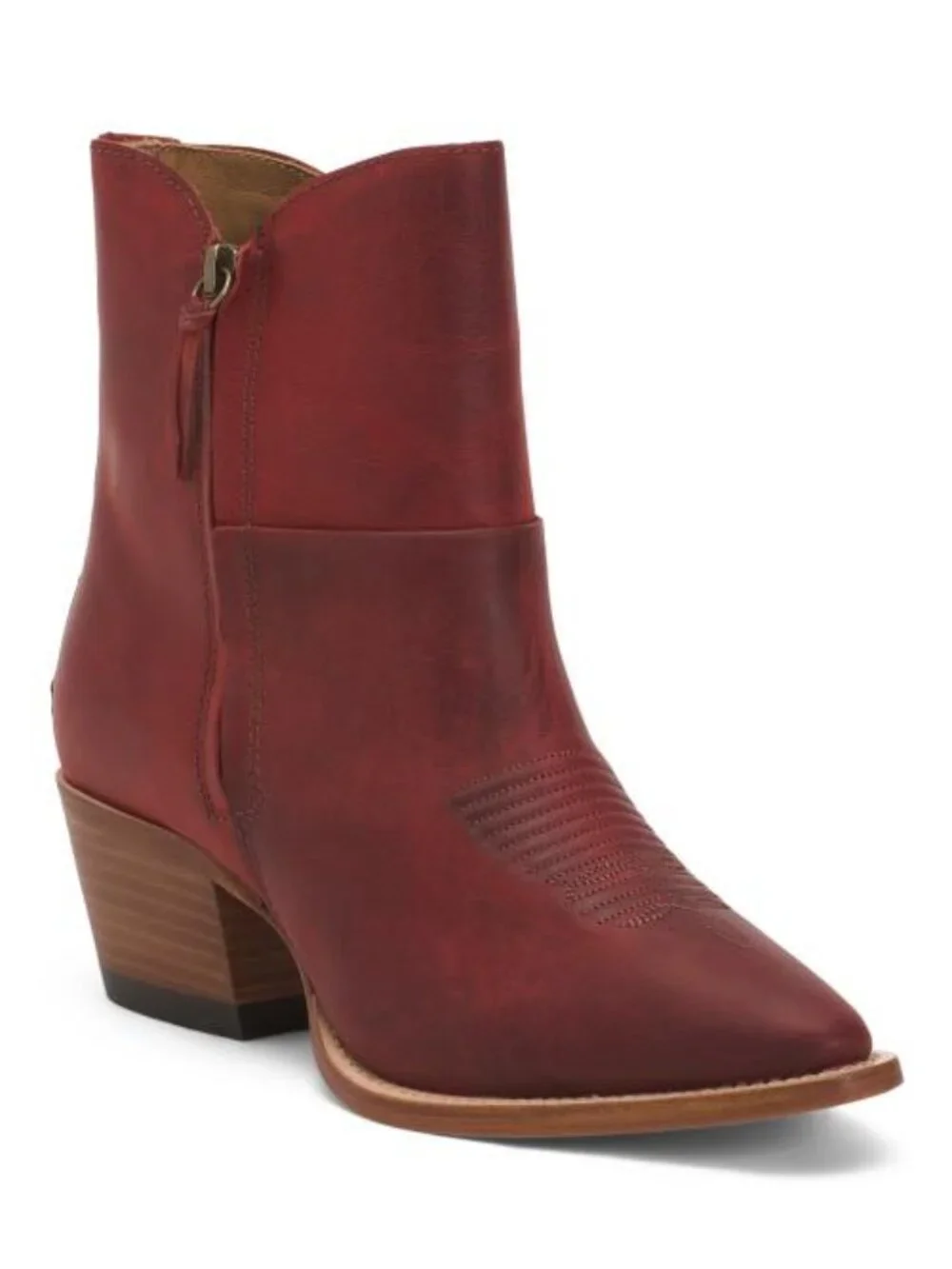 LUCCHESE Made In Brazil Leather Alexis Booties